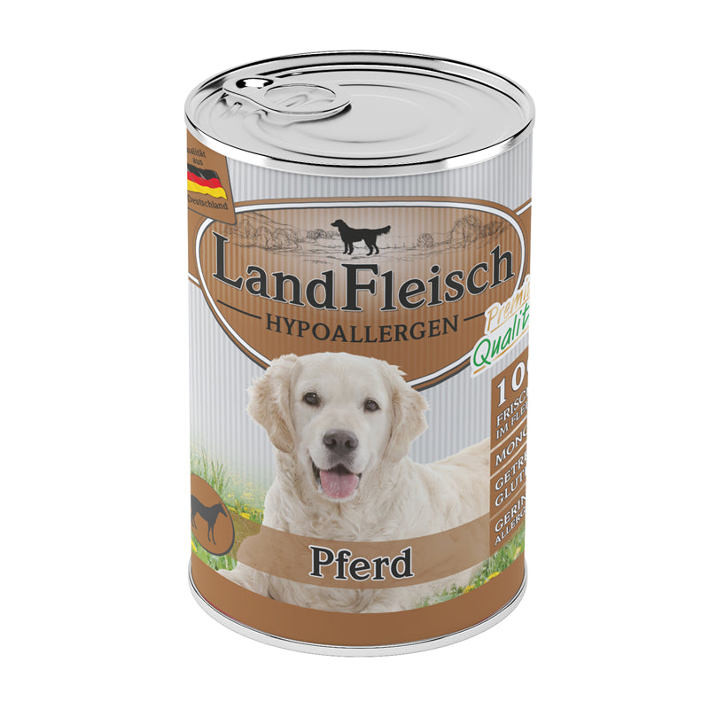 LandFleisch Dog Hypoallergen Pferd 24 x 400g