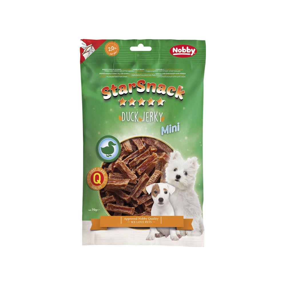Nobby STARSNACK MINI Duck Jerky 14x 70g