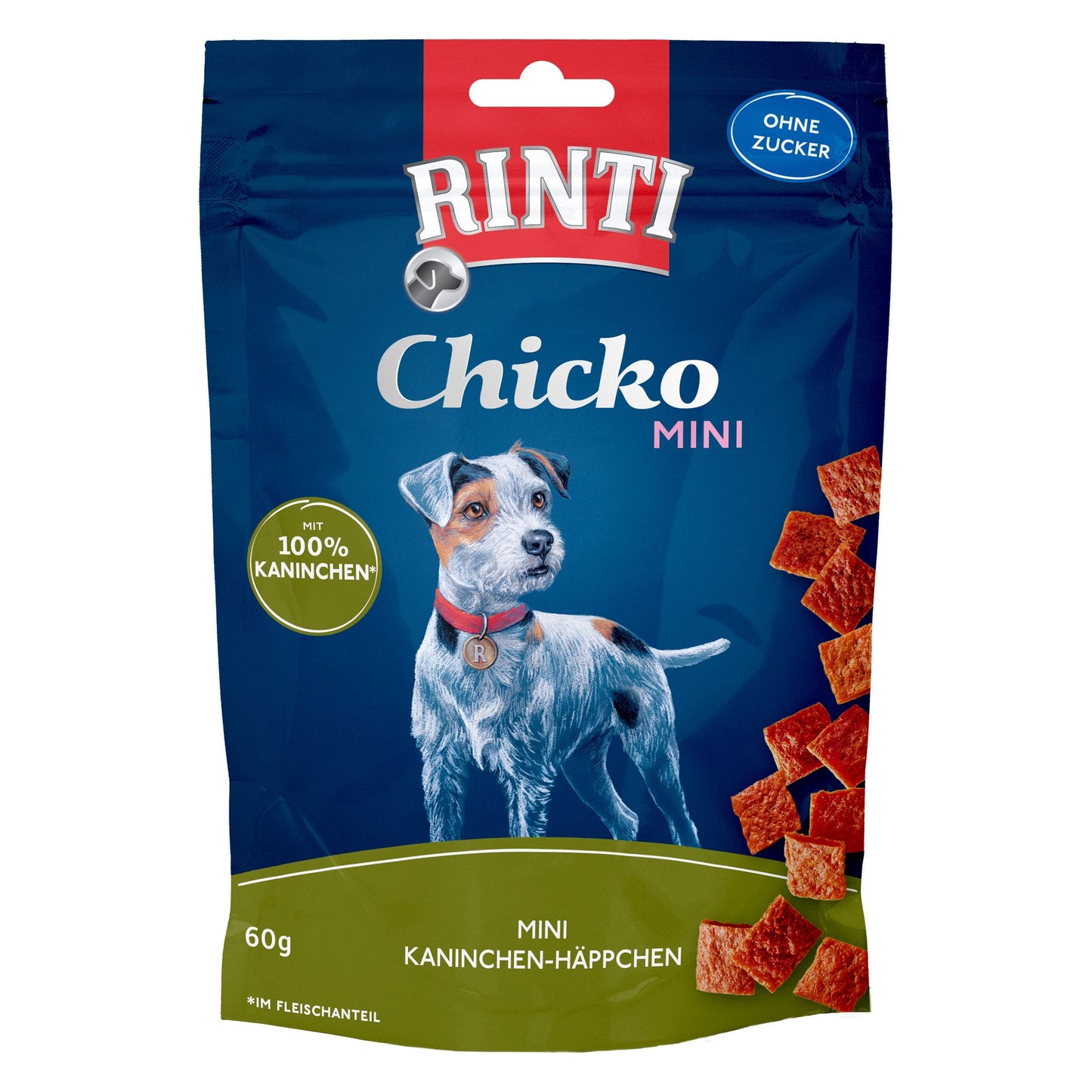 Rinti Chicko Mini Kaninchen-Häppchen 12x 60g