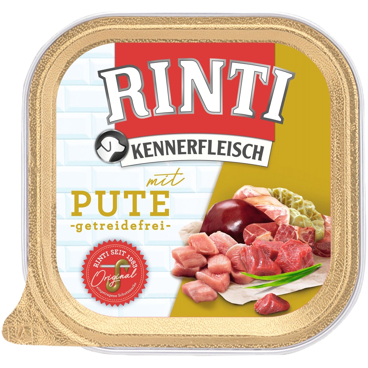 Rinti Kennerfleisch Schale Pute 27x 300g