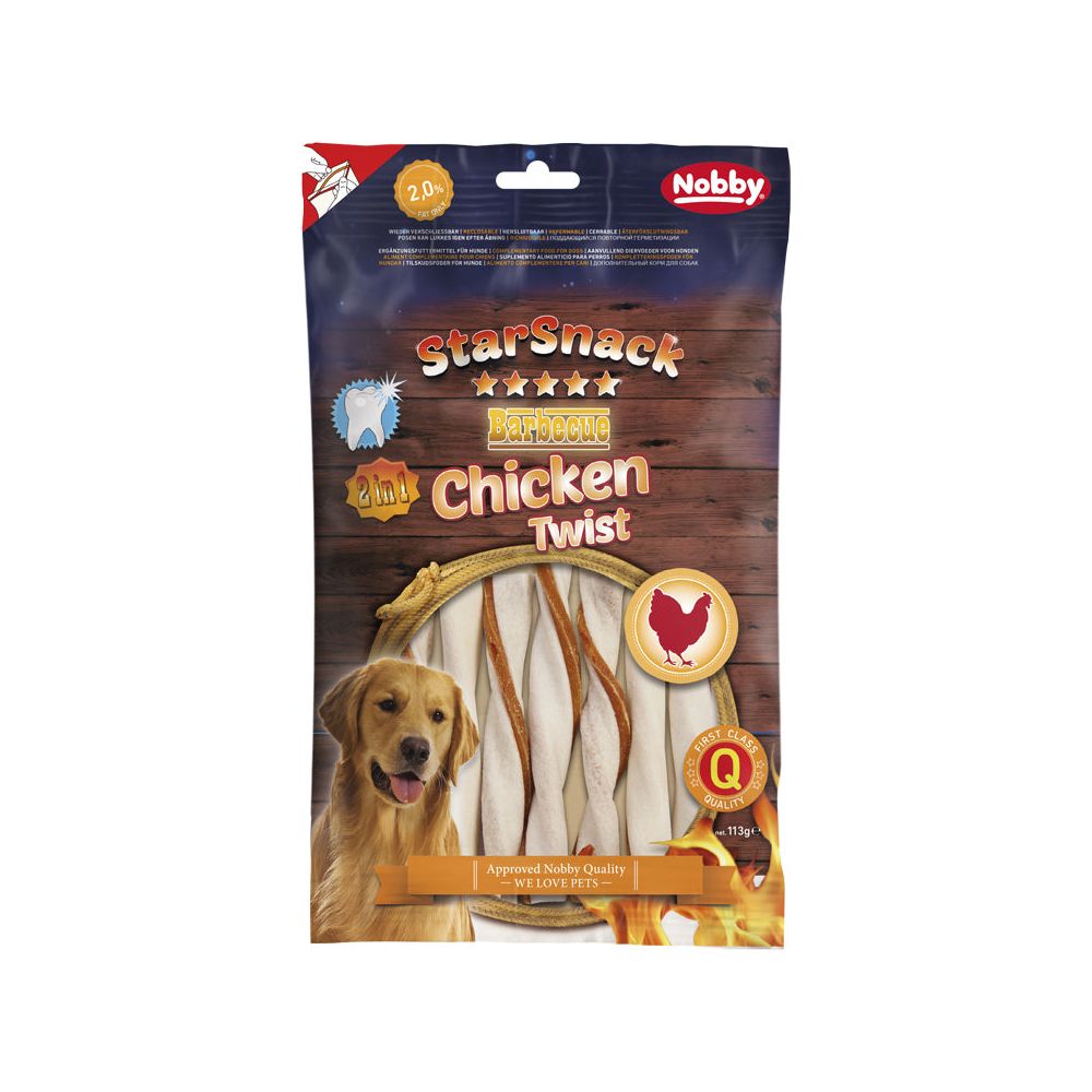 Nobby STARSNACK Barbecue Chicken Twist 10x 113g