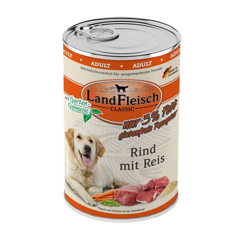 LandFleisch Dog Classic Rind & Reis