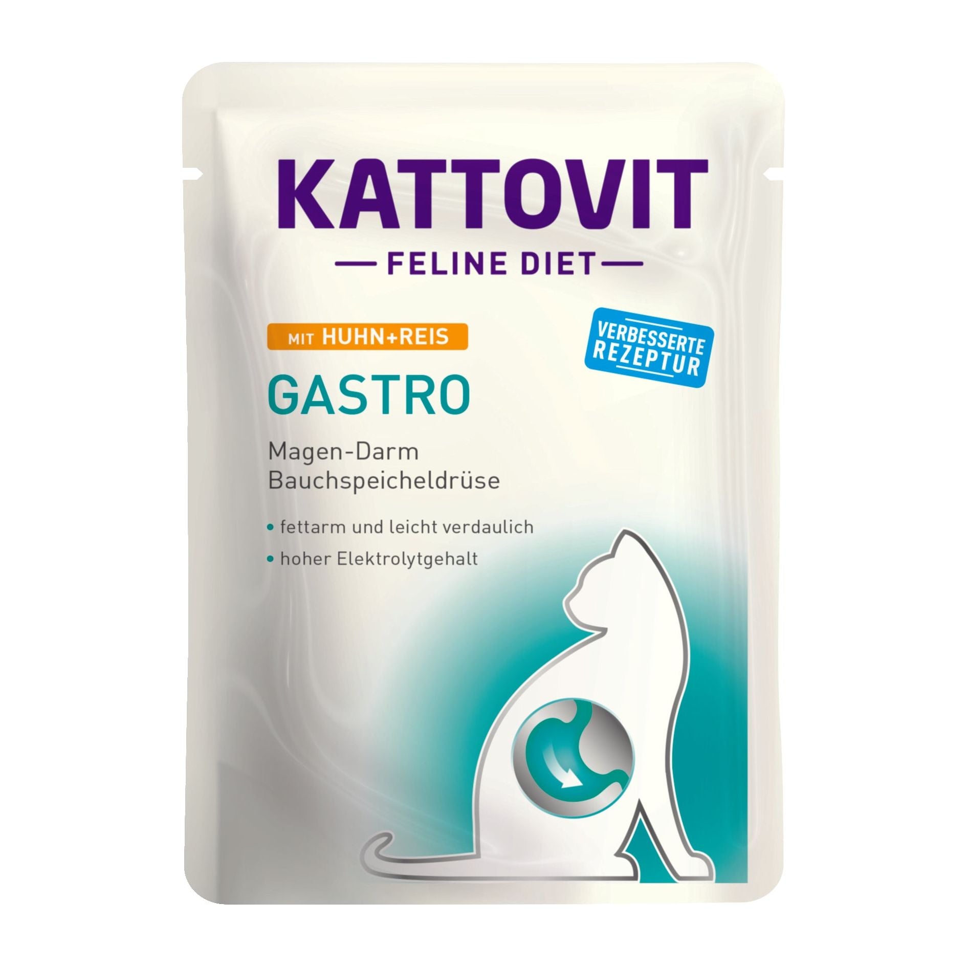 Kattovit Feline Diet Gastro Huhn & Reis 24x 85g