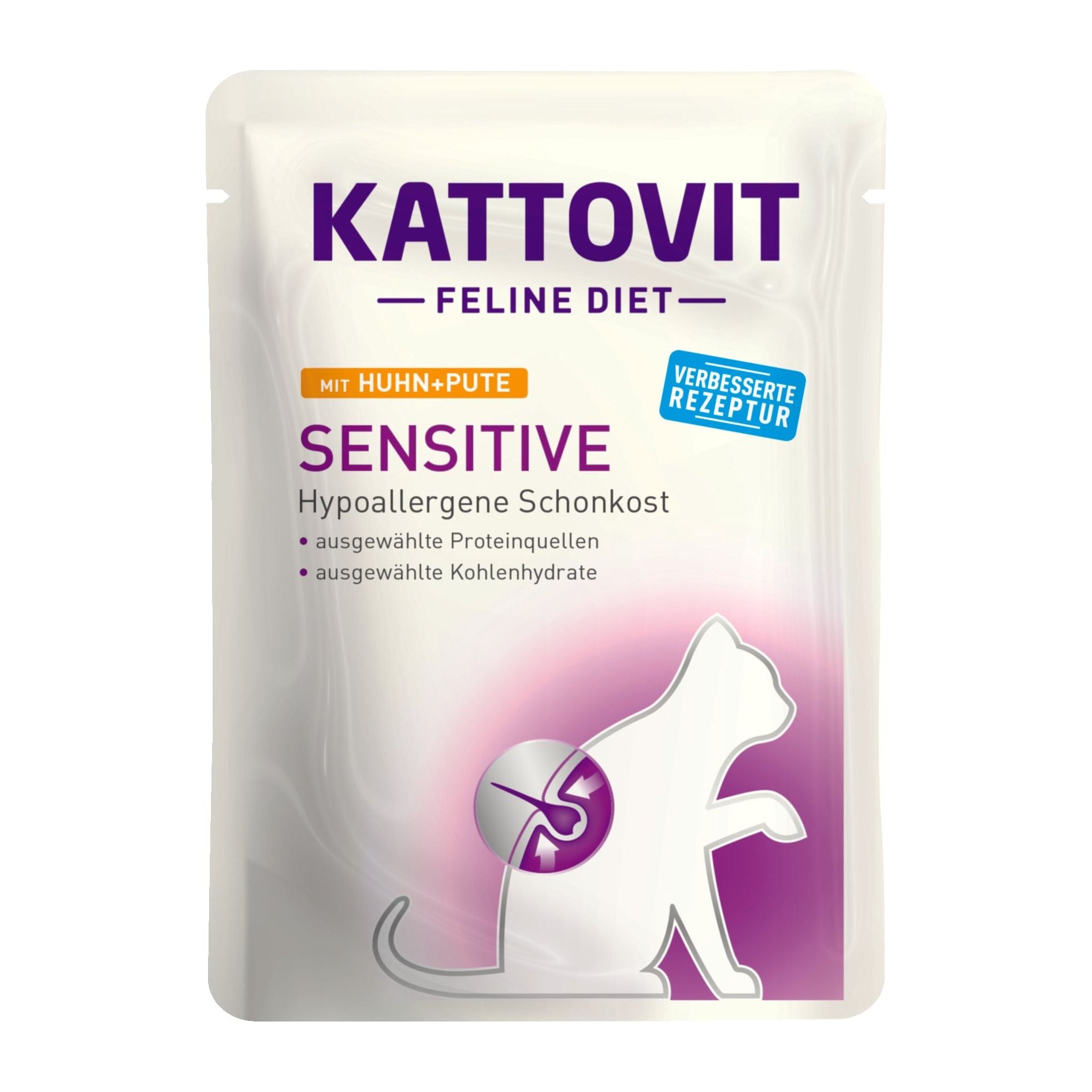 Kattovit Feline Diet Sensitive Huhn & Pute 24x 85g