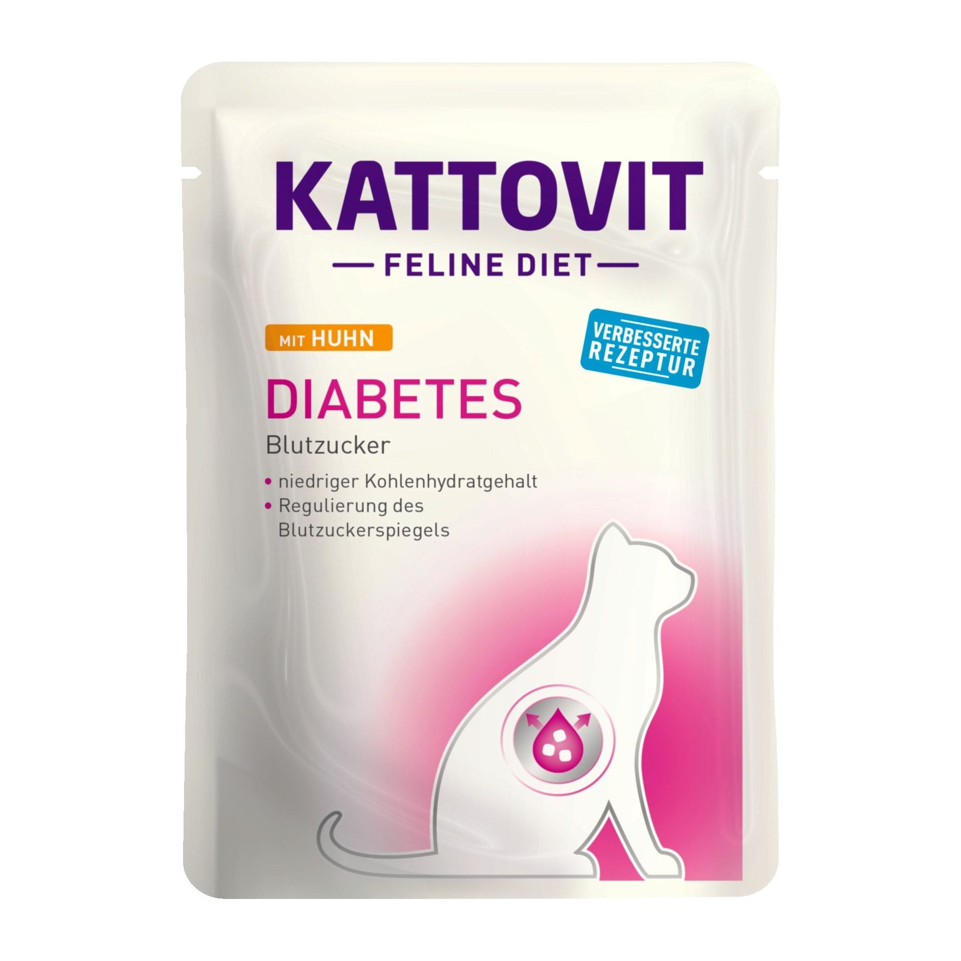Kattovit Feline Diet Diabetes Huhn 24x 85g