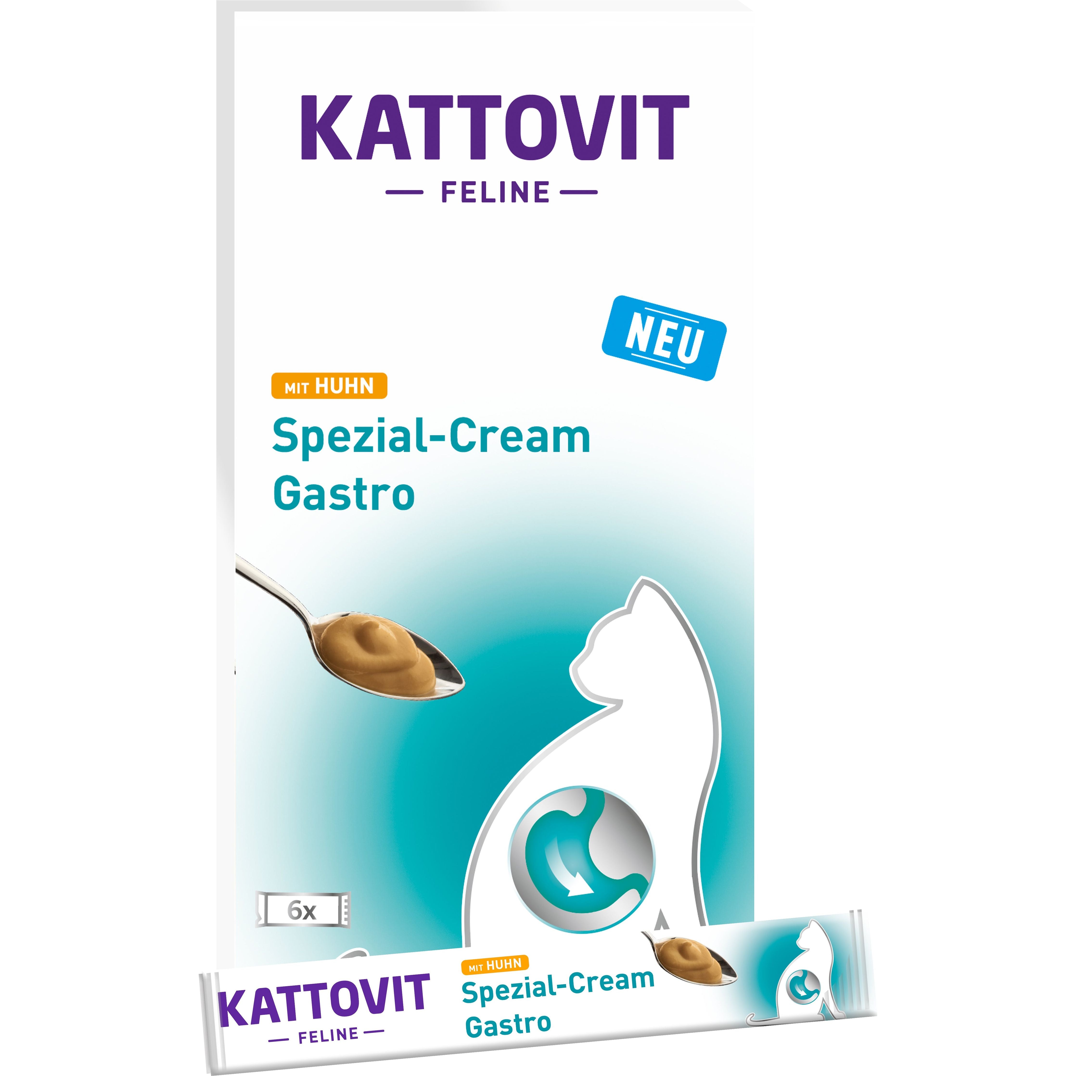 Kattovit Gastro Cream Huhn 11x 6x15g