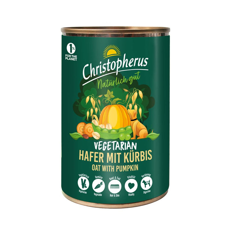 Christopherus Vegetarian Hafer mit Kürbis 12x 400g