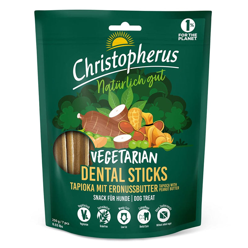 Christopherus Vegetarian Dent Stick Erdnussbutter 10x 250g