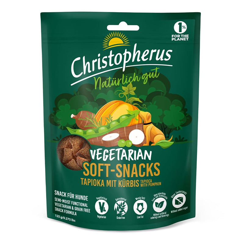 Christopherus Vegetarian Soft Snack Tapioka & Kürbis 12x 125g