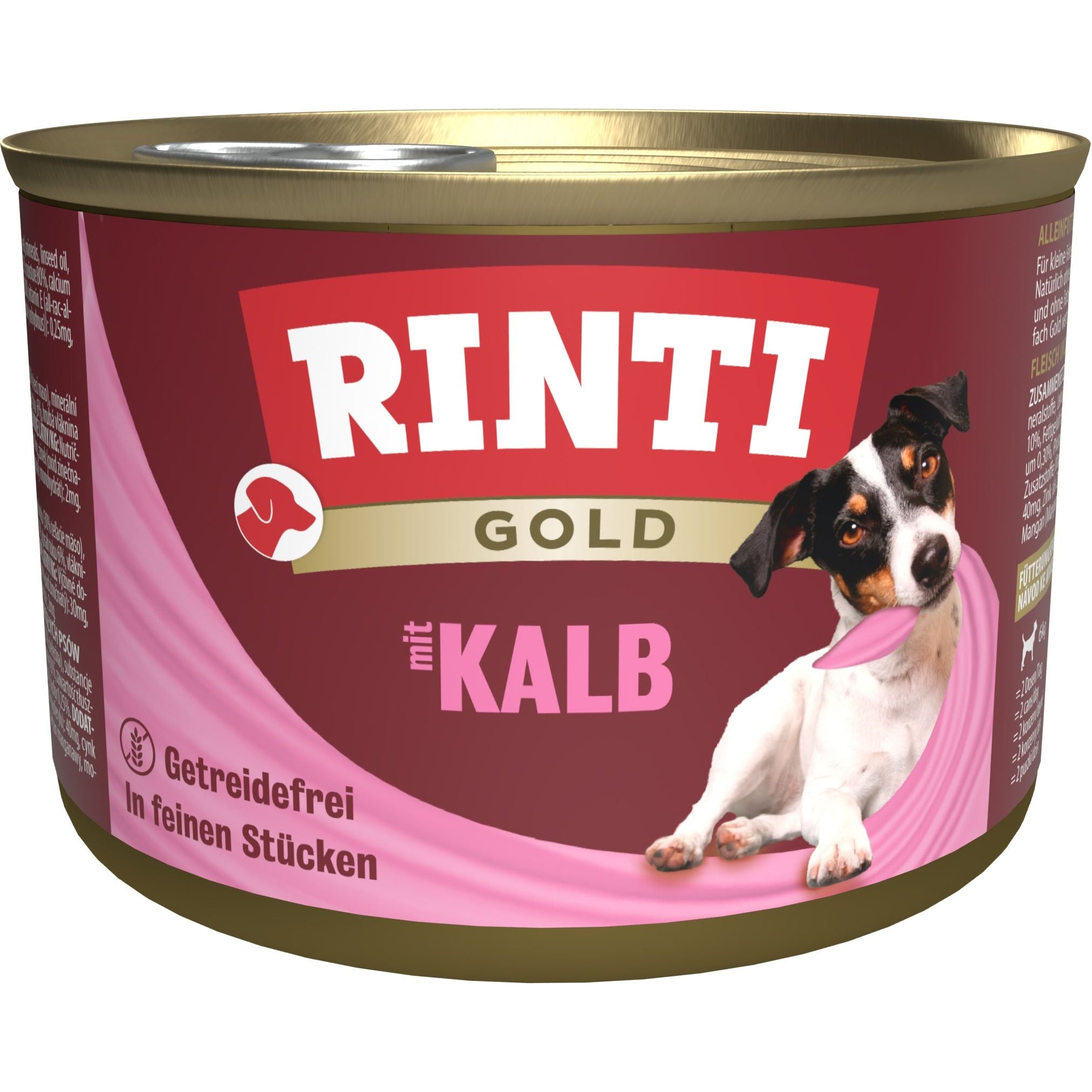 Rinti Gold Kalbsstückchen 24x 185g