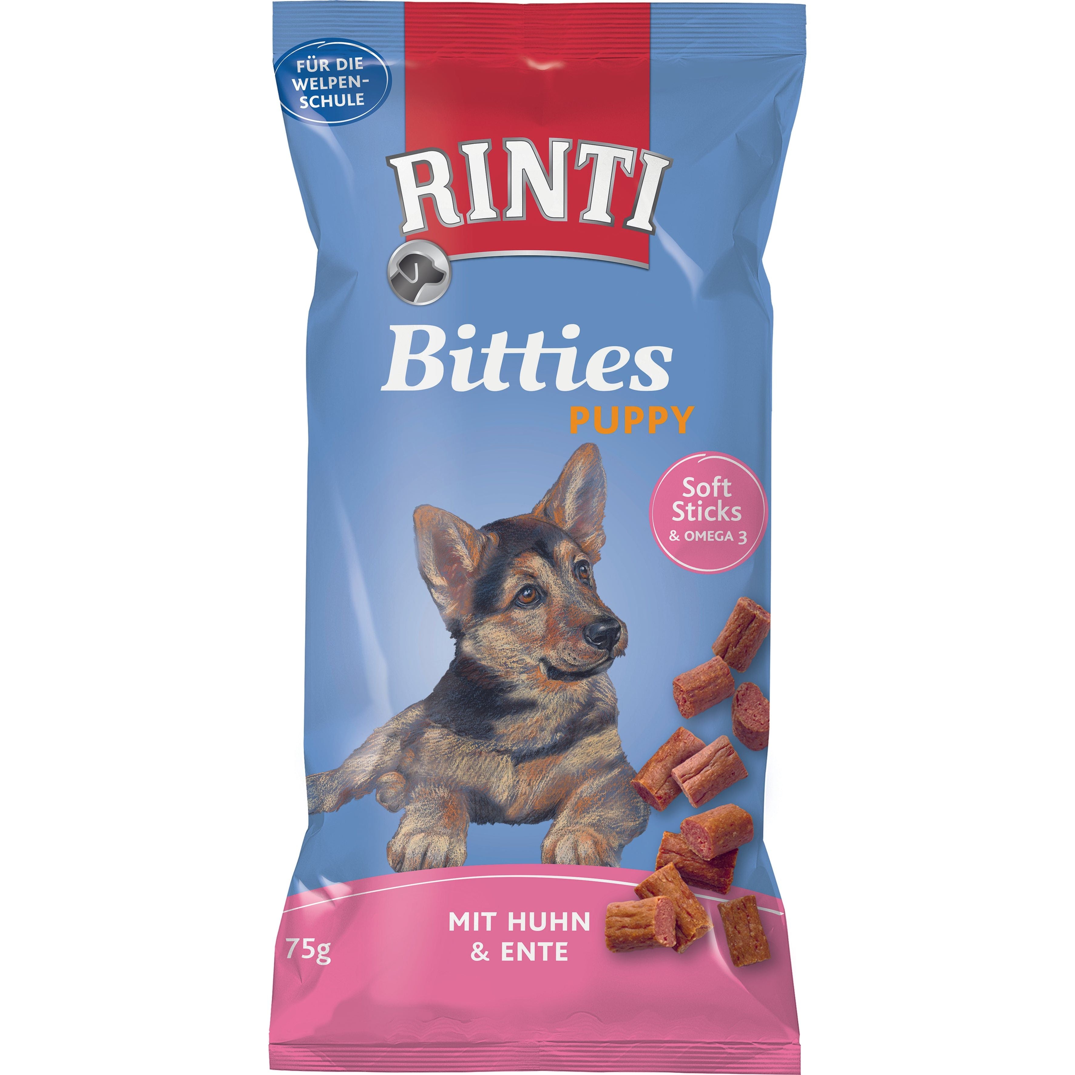 Rinti Extra Bitties Puppy Huhn & Ente 16x 75g