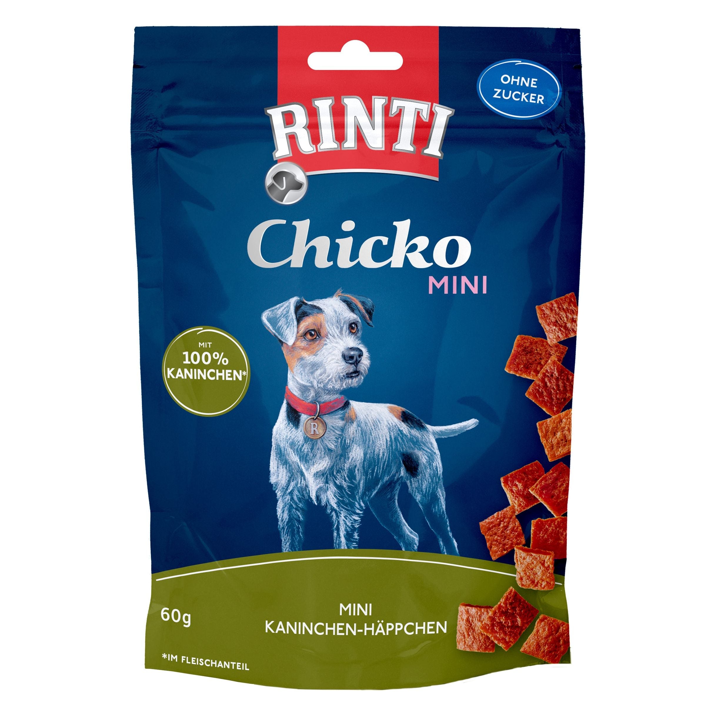 Rinti Chicko Mini Kaninchen-Häppchen 12x 60g