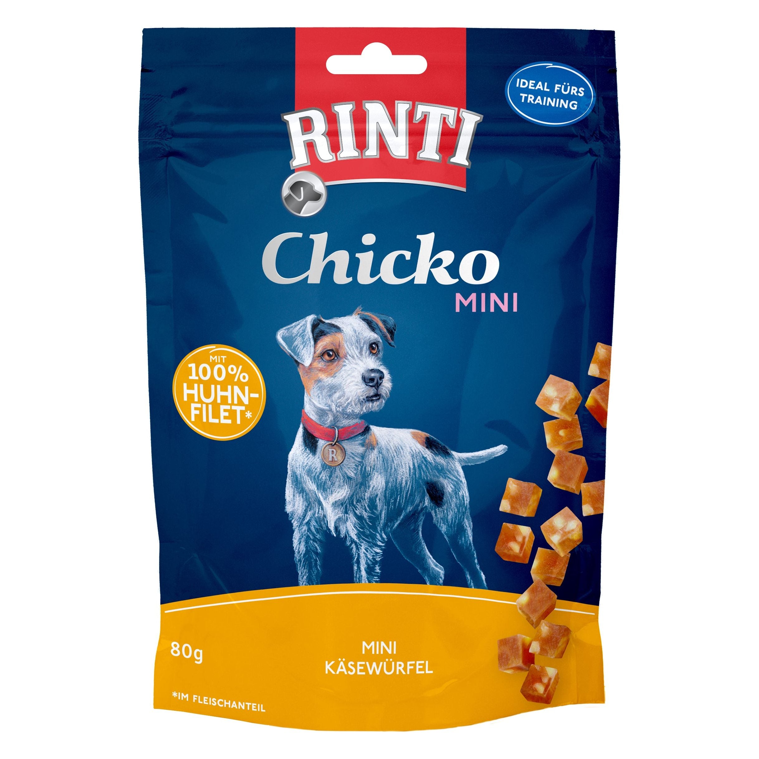 Rinti Chicko Mini Käsewürfel Huhn 12x 60g