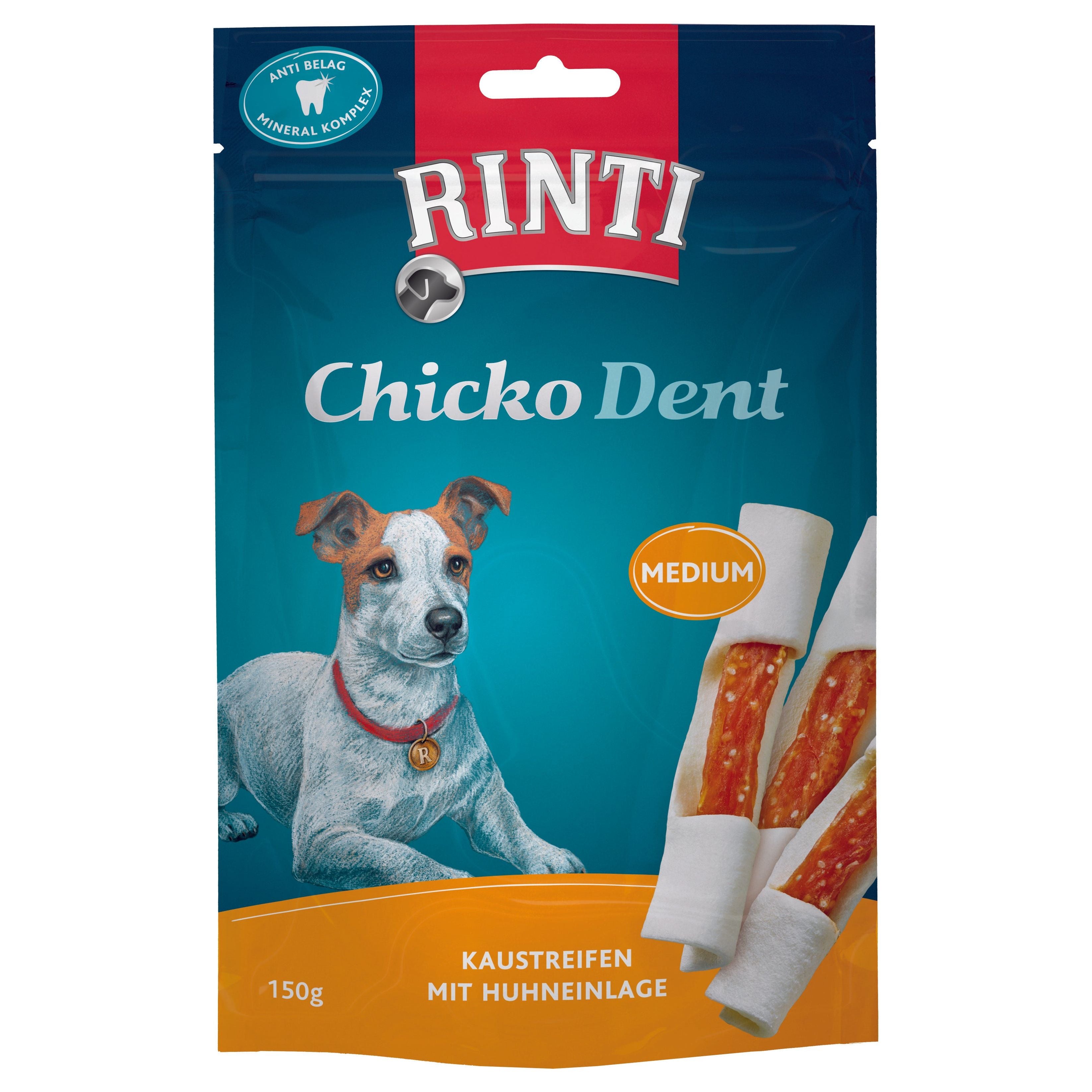 Rinti Chicko Dent Huhn Medium 9x 150g