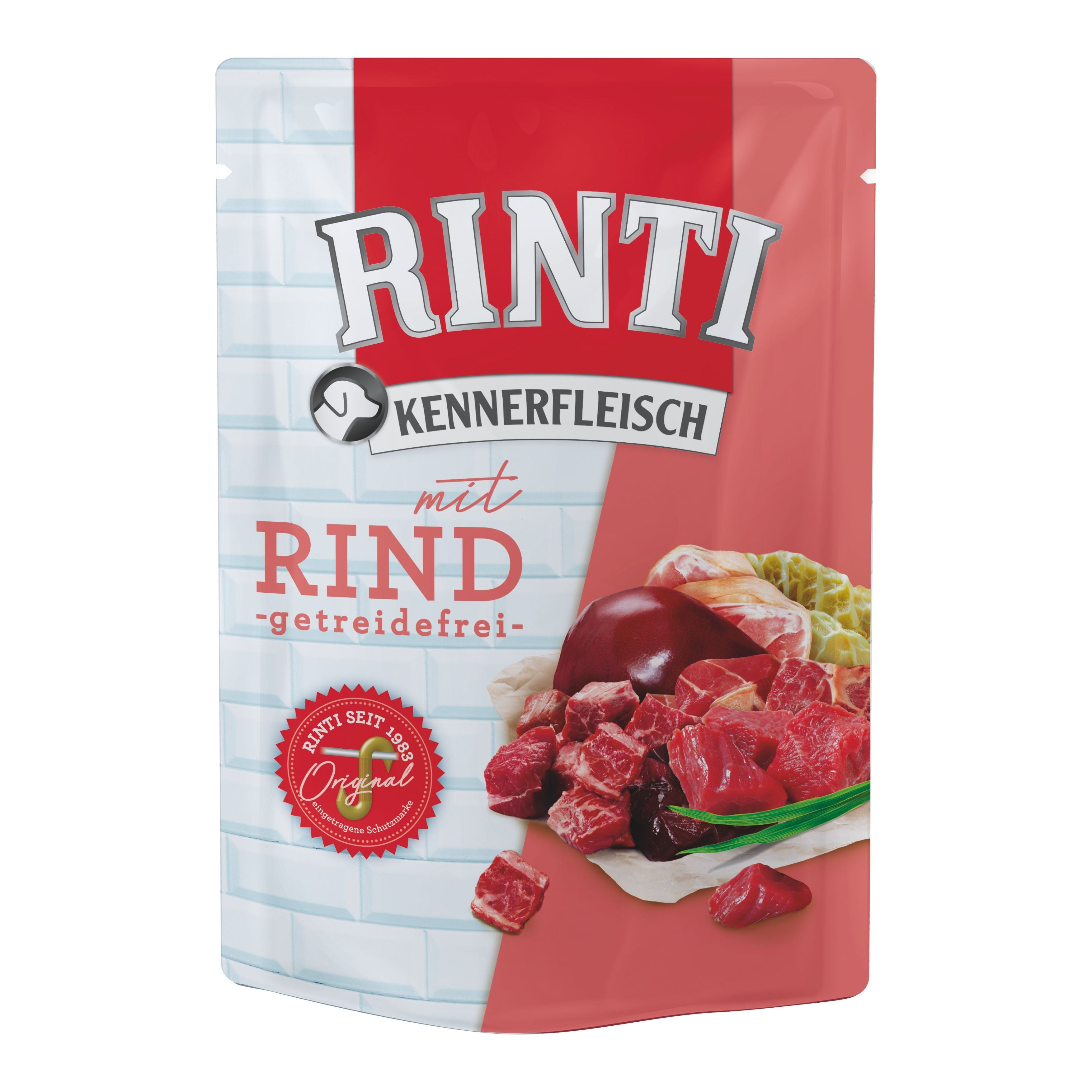 Rinti Kennerfleisch Rind Pouch 20x 400g