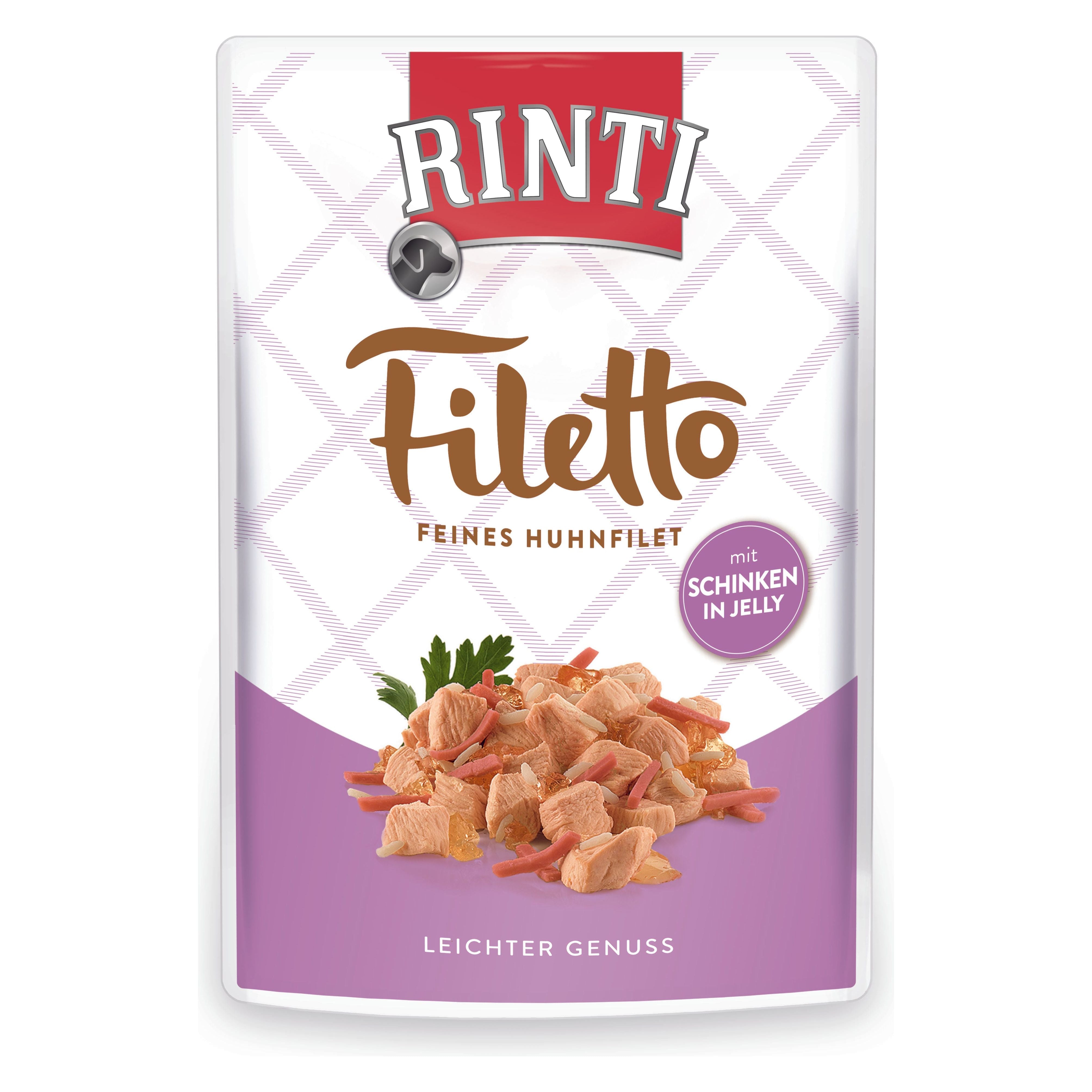 Rinti Filetto Jelly Huhn & Schinken 24x 100g