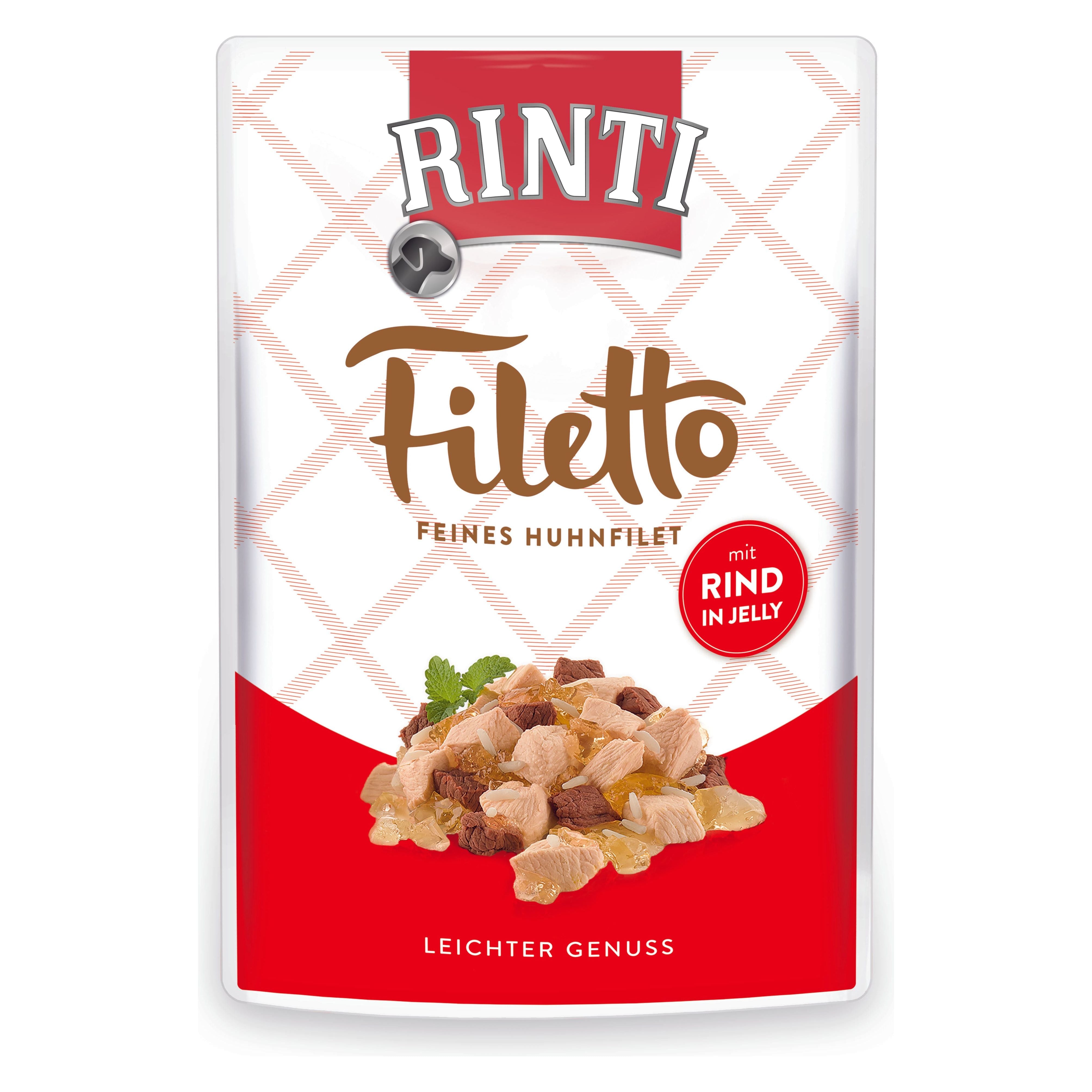 Rinti Filetto Jelly Huhn & Rind 24x 100g