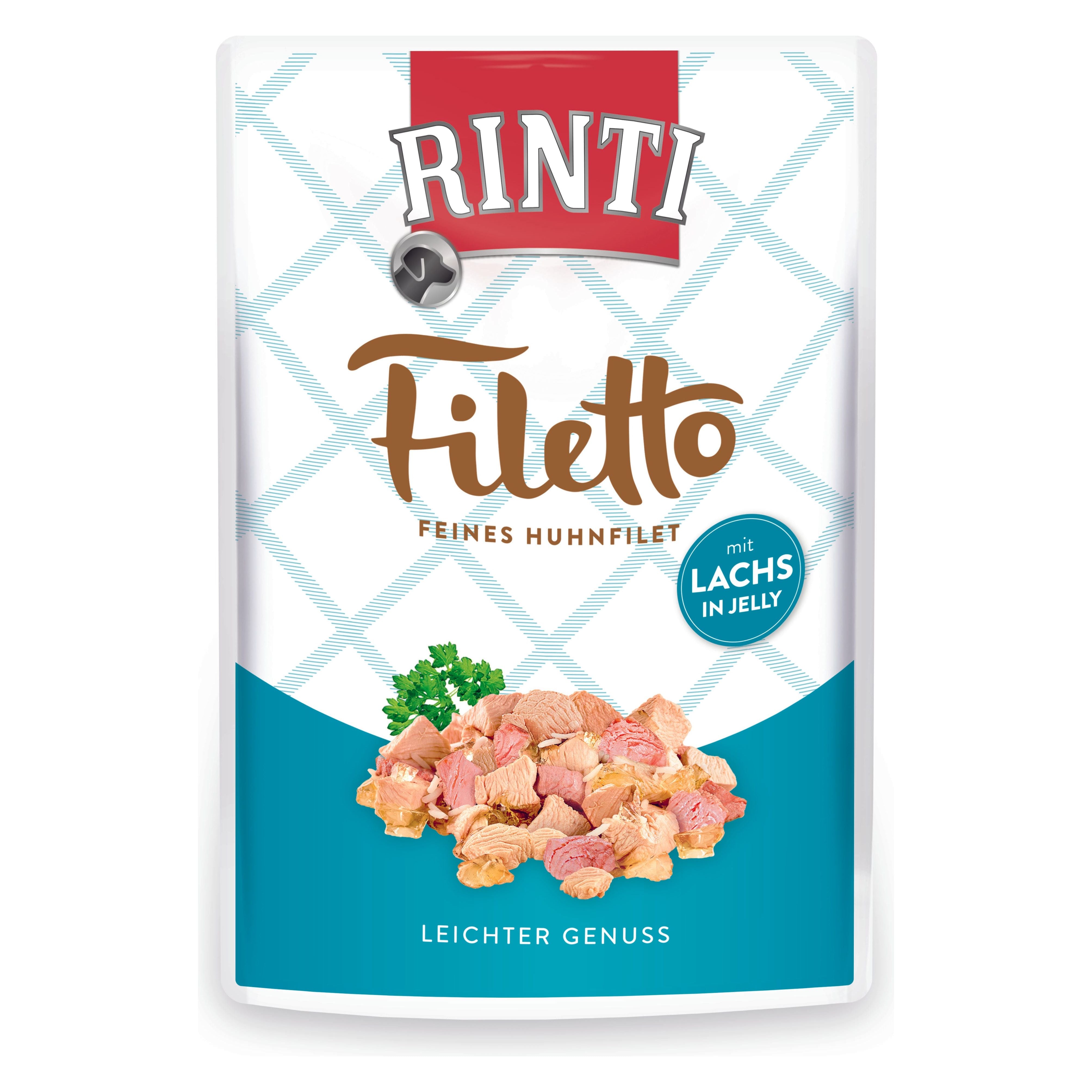 Rinti Filetto Jelly Huhn & Lachs 24x 100g