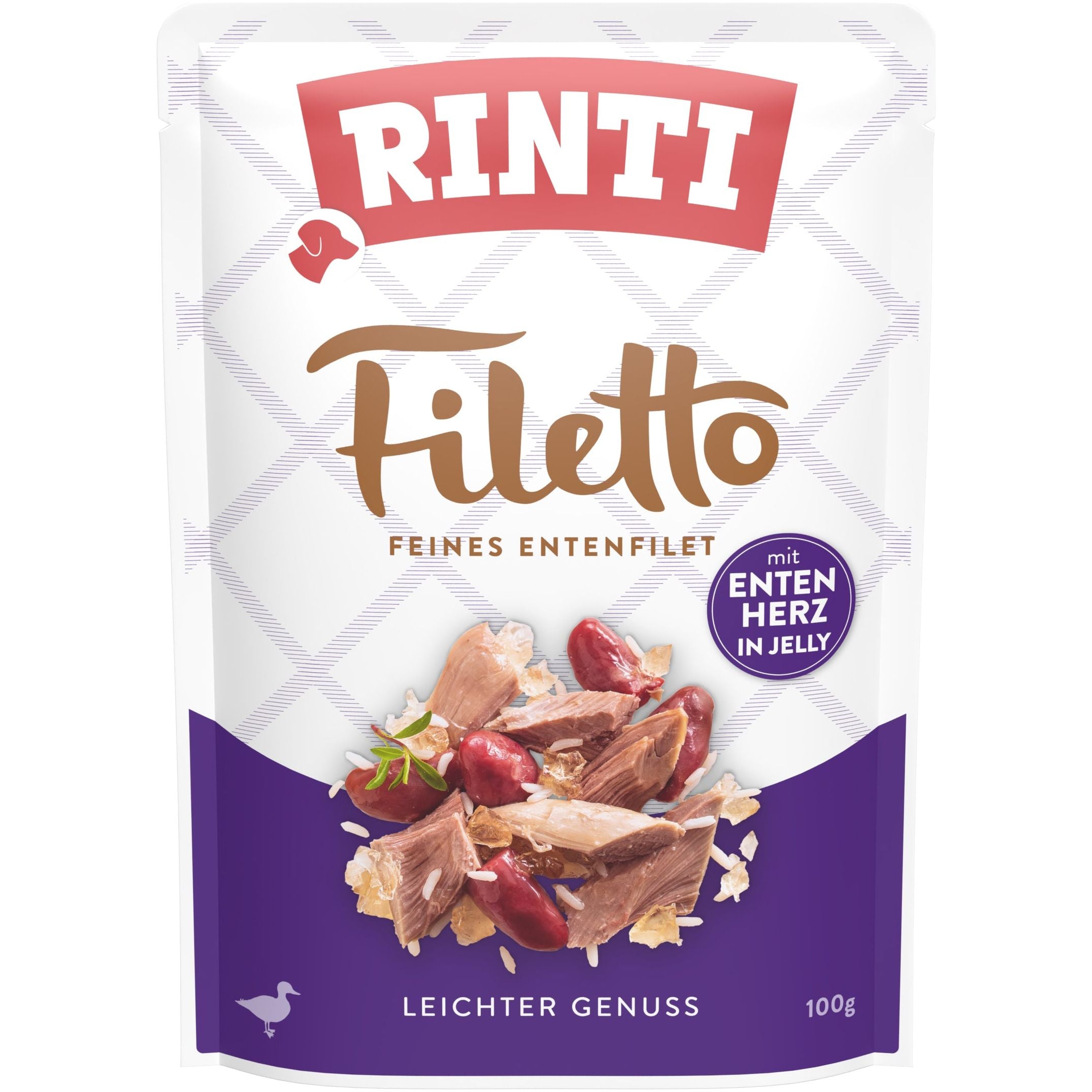 Rinti Filetto Jelly Ente & Entenherzen 24x 100g