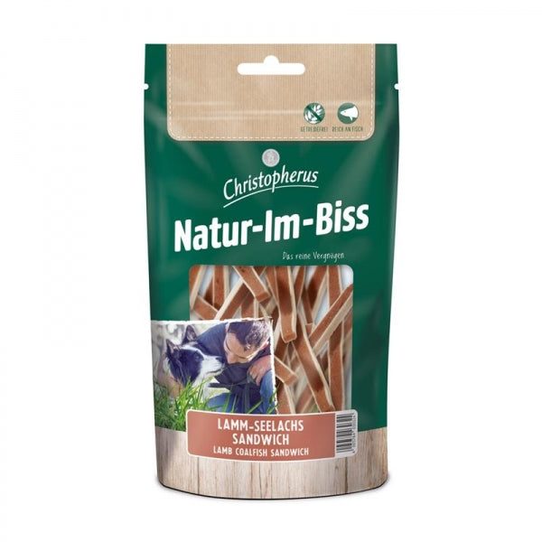 Christopherus Dog Snack Lamm Seelachs Sandwich 12x 70g