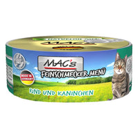 MAC's Cat Feinschmecker Rind & Kaninchen
