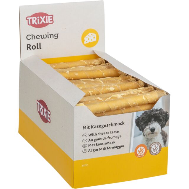 Trixie gefüllte Kaurollen | 100 Stück à 22g im Display