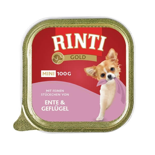 Rinti Gold mini Ente & Geflügel 32x 100g