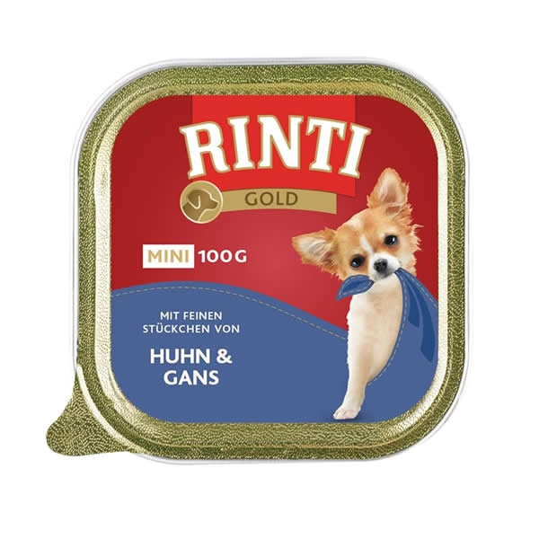 Rinti Gold mini Huhn & Gans 32x 100g