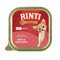 Rinti Gold mini Rind & Perlhuhn 32x 100g