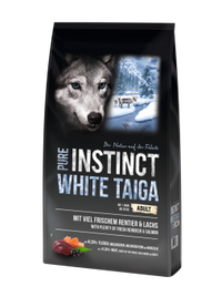 PURE INSTINCT WHITE TAIGA mit Rentier, Lachs für Hunde 2x12 kg