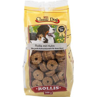 Classic Dog Snack Rollis mit Huhn