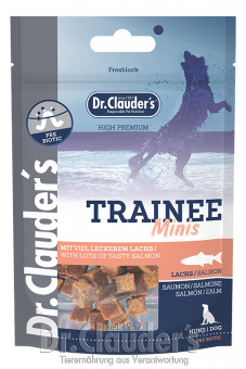 Dr. Clauders Dog Trainee Snack Lachs 12x 50g Mini