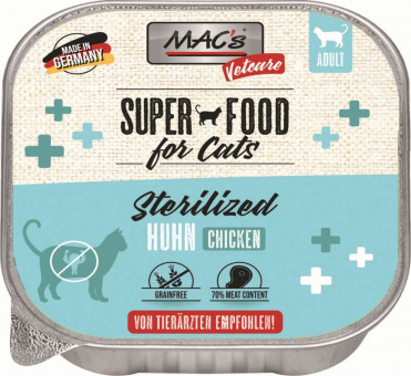 MAC's Cat VetCare Sterilized Huhn 16x 100g