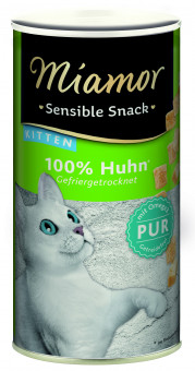 Miamor Sensible Snack Kitten Huhn Pur 12x 30g 