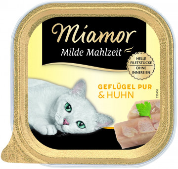 Miamor Milde Mahlzeit Geflügel & Huhn 16x 100g 