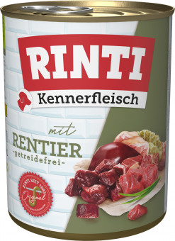 Rinti Kennerfleisch Rentier 12x 800g