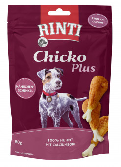 Rinti Chicko Plus Hähnchenschenkel Calcium 12x 80g