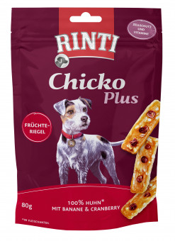 Rinti Chicko Plus Früchterigel Huhn 12x 80g 