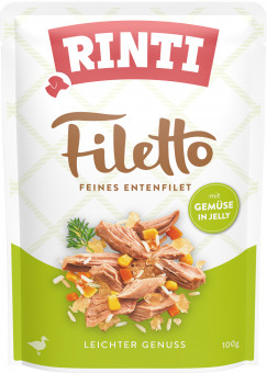 Rinti Filetto Jelly Ente & Gemüse 24x 100g 