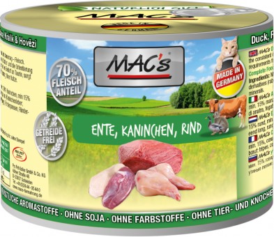 MAC's Cat Ente, Kaninchen & Rind 