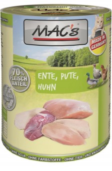 MAC's Cat Ente, Pute & Huhn 400g | 12er-Sparpack