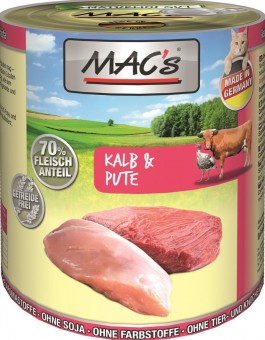 MAC's Cat Kalb & Pute 800g | 24er-Super-Sparpack