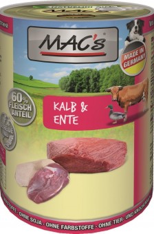 MAC's Dog Kalb & Ente 800g | 6er-Sparpack