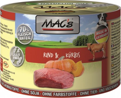 MAC's Dog Rind & Kürbis 