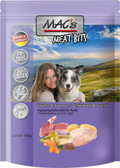 MAC's Dog Hunde-Snack Meat Bits Huhn & Lamm 