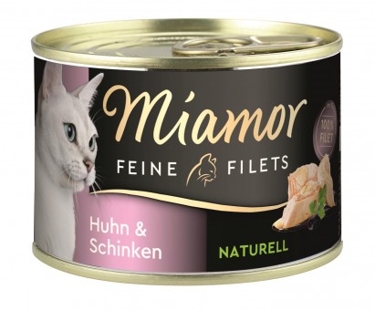 Miamor Feine Filets Naturelle Huhn & Schinken 12x 156g