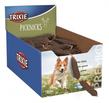 Trixie PREMIO 200 Picknicks Hunde-Würste à 8g Wild