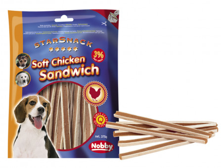 Nobby STARSNACK Soft Chicken Sandwich 7x 375g 