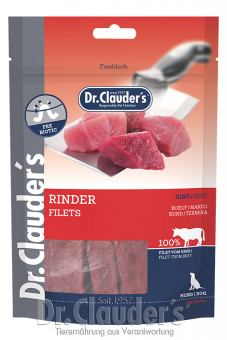 Dr. Clauders Dog Snack Rind 10x 80g Filet