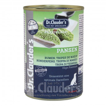 Dr. Clauders Dog Dose Selected Meat Prebiotics Pansen 